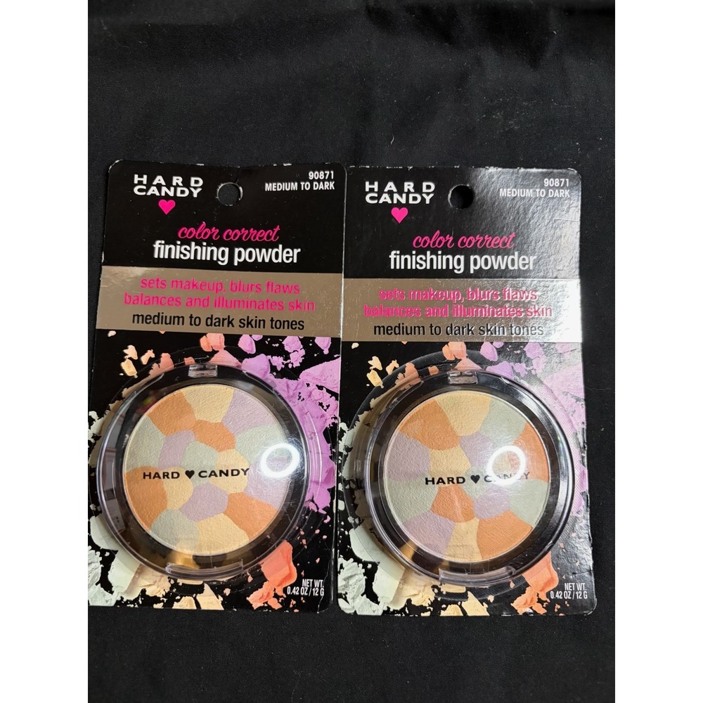 Hard candy color correct finishing powder bundle